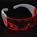 Rechargeable LED Visor Glasses for Parties and Events1