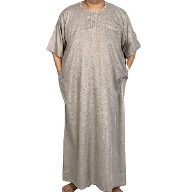 Abbigliamento islamico all&#39;ingrosso Abaya Thawb per uomini abiti musulmani all&#39;ingrosso thobe islamico jubba1
