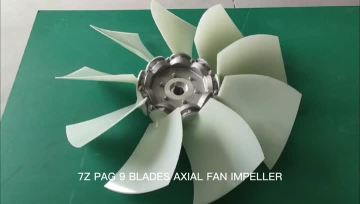 7Z PAG 9 BLADES AXIAL FAN IMPELLER
