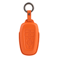 Goat Hide Keychain Cover Pouch for Ford Mustang GT - 5 Button Keys Accessory1