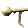Modern 60mm Round Ball Design 25mm Adjustable Curtain Rod Set1