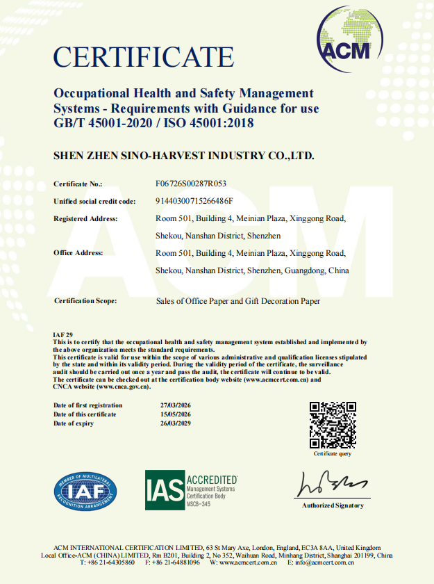 Occupational Health and Safety Management Systems