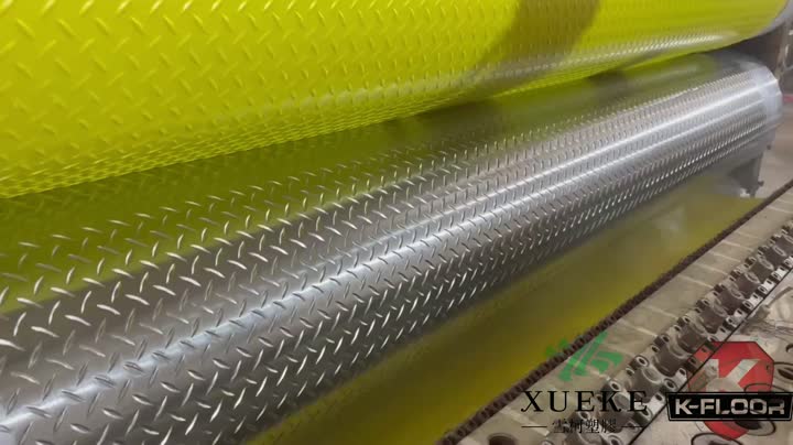 Rollo de piso sin deslizamiento de PVC