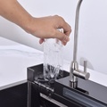 Modern 304 Stainless Steel Kitchen Sink with Large Single Basin and Waterfall Faucet1