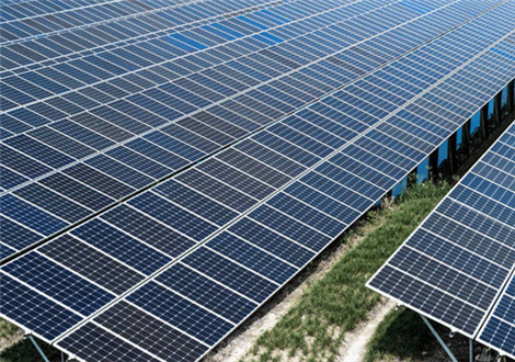 Industrial application of solar panels