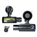2024 New Arrival 3 Channel Dash Cam for Cars with Full HD 1080P Front and Rear View1
