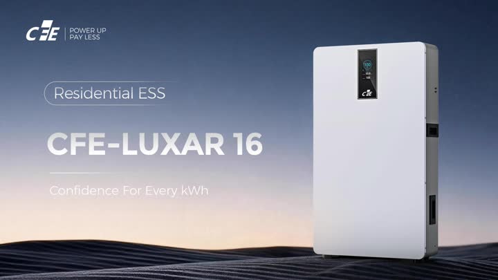 ذخیره سازی باتری خانگی CFE-LUXAR 16