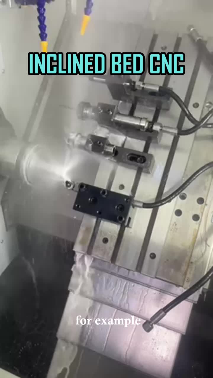 Inclined bed cnc
