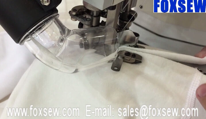 4-Needle 6-Thread Feed off the Arm Flat Seaming Machine 