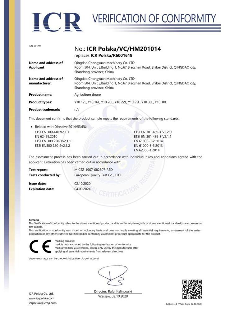 CE certificate