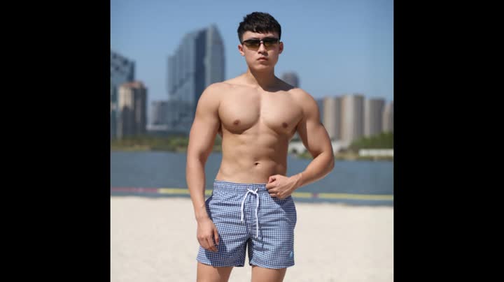 Polyester heren shorts