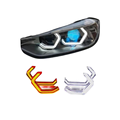 Colorful Angel Eyes Spoon Light LED Covers for BMW E60 M5 - Single & Double Phantom Lens Decorative Cover1