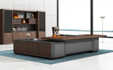 Stately Wooden L Shape Office Tables for Office