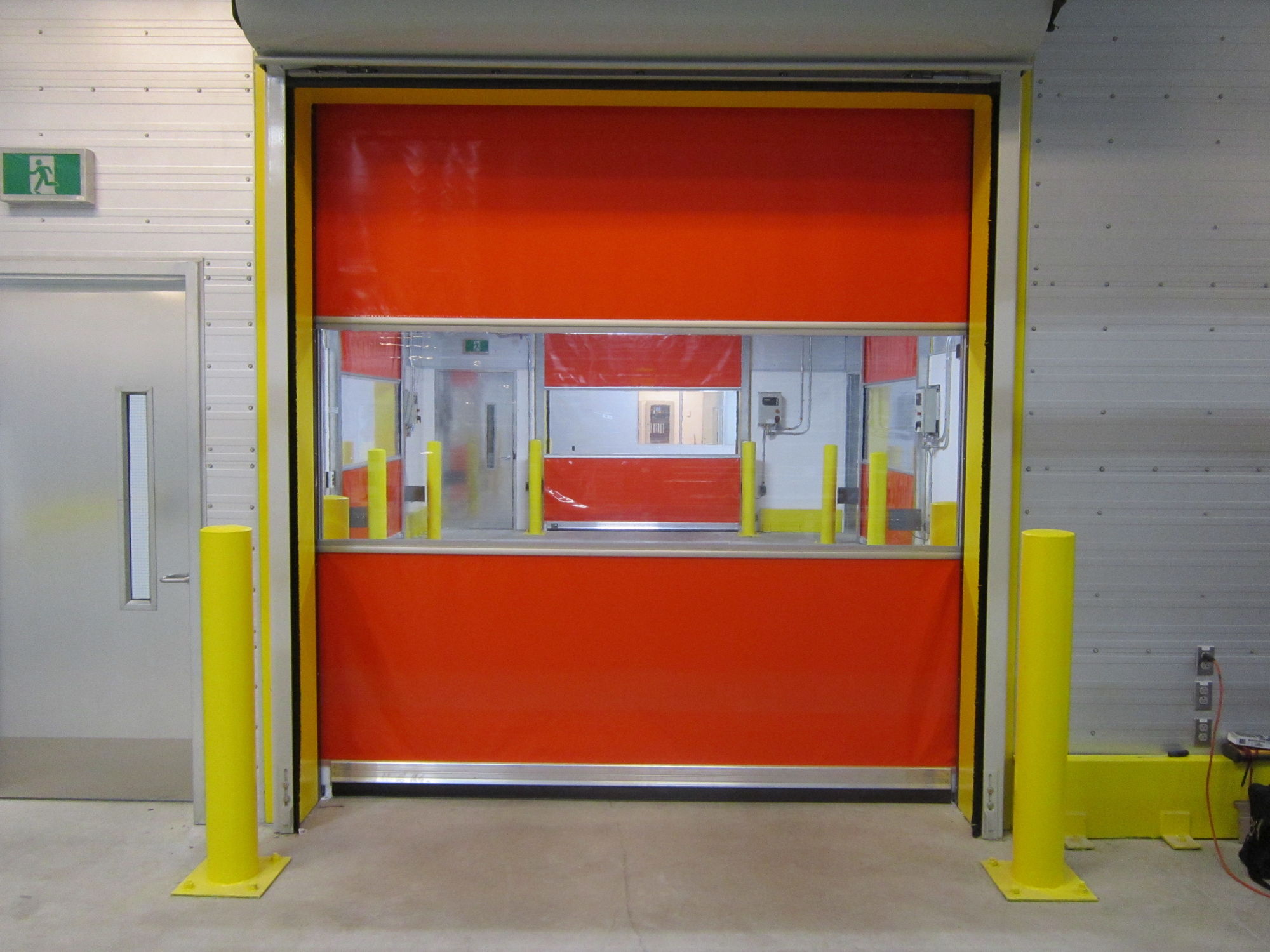 Tecido de PVC Rolling Rolling Up Door for Food Factory