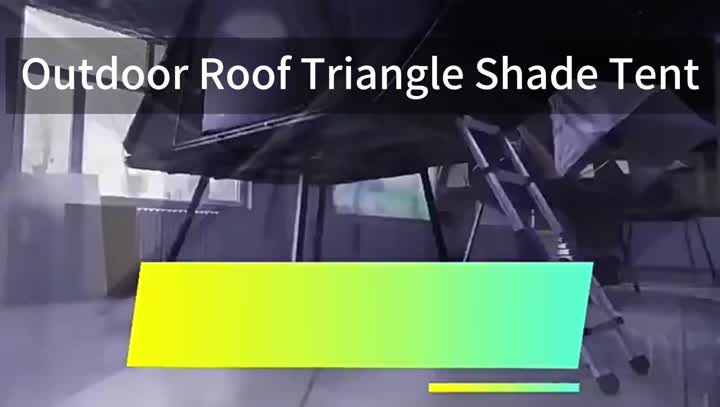 Roof triangle shade tent