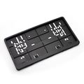 Custom License Plate Frames with Logo Printing, 50pcs/Ctn, Universal Size 32.5*17.3CM, CN;ZHE1
