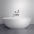 Oval Acrylic Resin Solid Surface Bathtub with Anti-Slip1