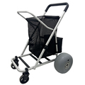 Heavy Duty Folding Beach Trolley Cart with Big Balloon Wheels for Sand Beach1