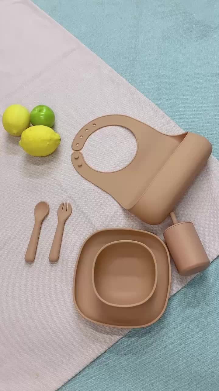 Cute baby suction bowl