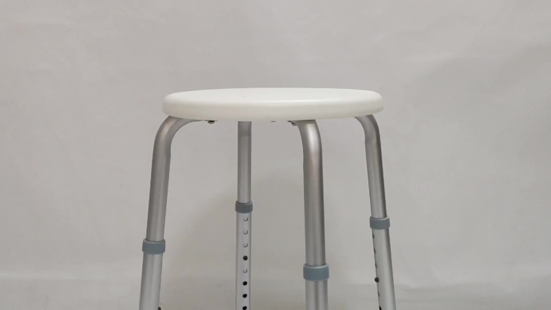 Tabouret de baignoire de douche léger anti-skid avec hauteur réglable TSA011