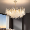 Modern Art Deco Crystal Pendant Light - Gold Tree Branch Aluminium Chandelier for Luxury Living Room and Dining Room1