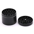 Logotipo personalizado de aluminio negro Metal Spice Tabacco Herb Grinder1