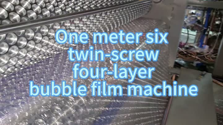 Máquina de filme bolha de rolo duplo de parafuso duplo tipo 1600