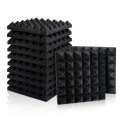 12-Pack Acoustic Foam Panels: 2'' x 12'' x 12'' - Ideal for Sound Absorption, Proof, and Insulation1