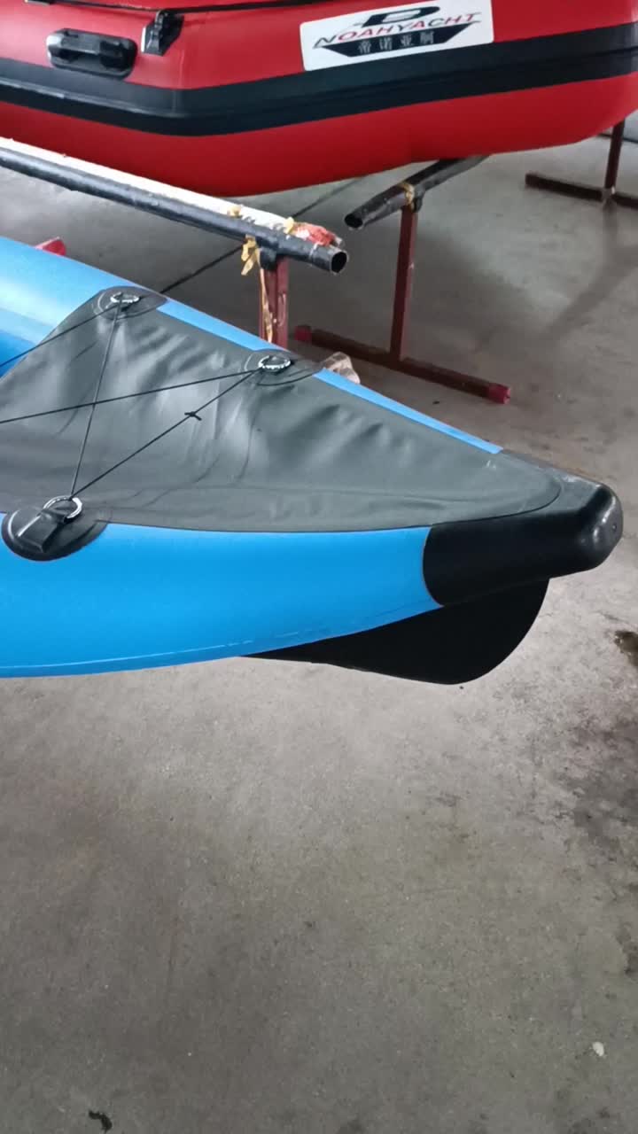 plancher de point de chute de tapis d&#39;air en kayak gonflable