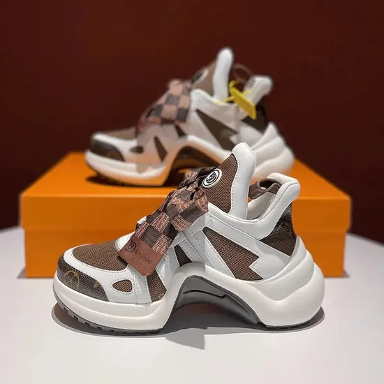 2024 New Style Soft Casual Walking Shoes Women Chunky Athletic Running Sports Daily Tennis Shoes Plus Size Trend1