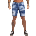 OEM Custom Hot Sale Sale Men Skinny Rapped Heavy Cotton Jean Shorts Men1