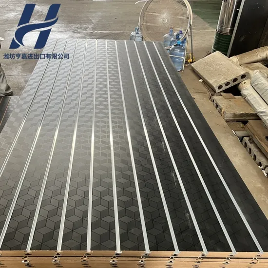 Cheap Price 15mm 17mm 18mm Slotted Decorative Wall Panel Melamine Slot MDF Board Panels1