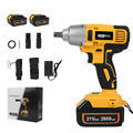 Cordless Impact Wrench with High Torque, 300 Nm and 2800mAh Batteries1