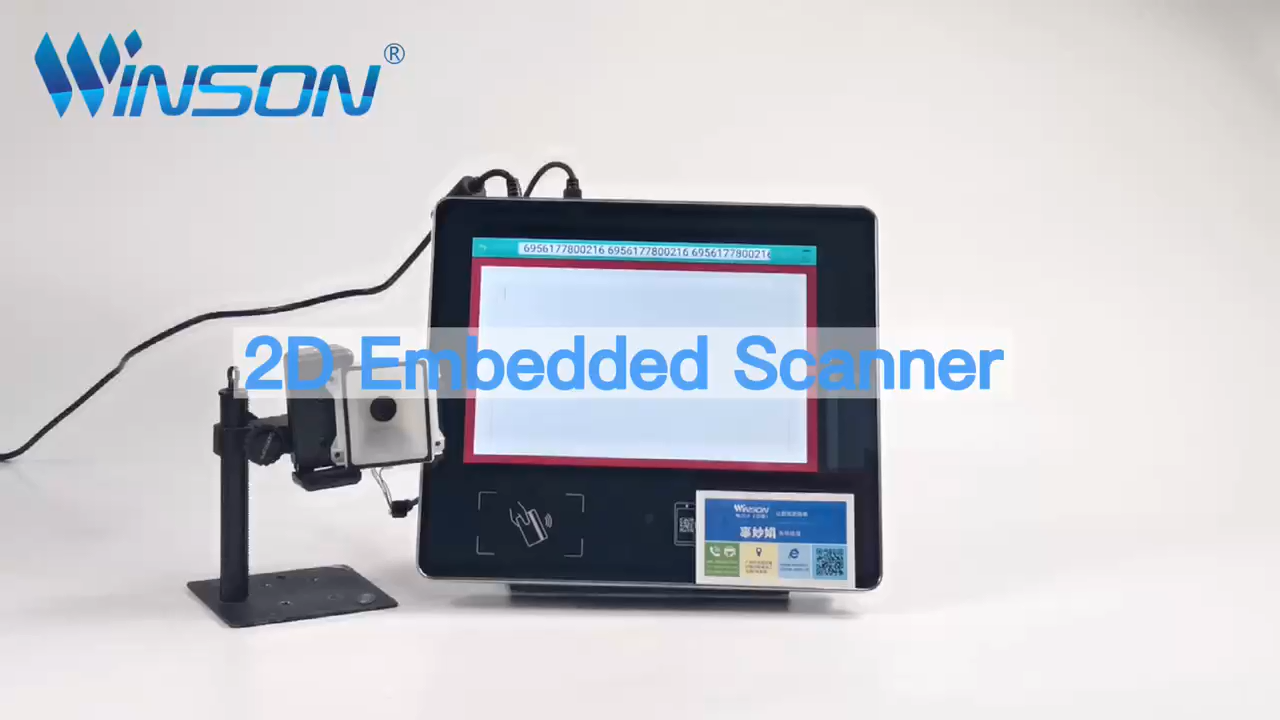 Embedded in Kiosk or vending machine CMOS code scanner Module Scan Engine 1D 2D Bar code for mobile payment1