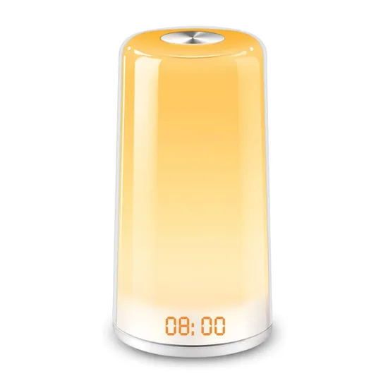 Simulação de acordar leve simulação de led digital Touch Touch Control1
