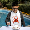 Custom OEM Waterproof Disposable PE Crab Bib Aprons for Restaurants1