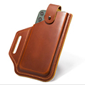 Men's Ultra-Thin Mobile Phone Leather Case - Drop Shipping Wearing Belt Waist Bag for Sports and Work1