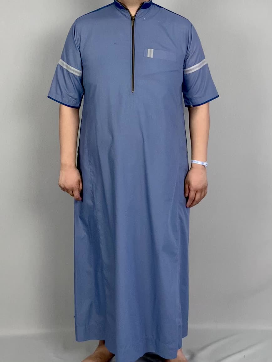 Fashion all&#39;ingrosso uomini sauditi sauditi thobe abbigliamento islamico musulmano thobe1