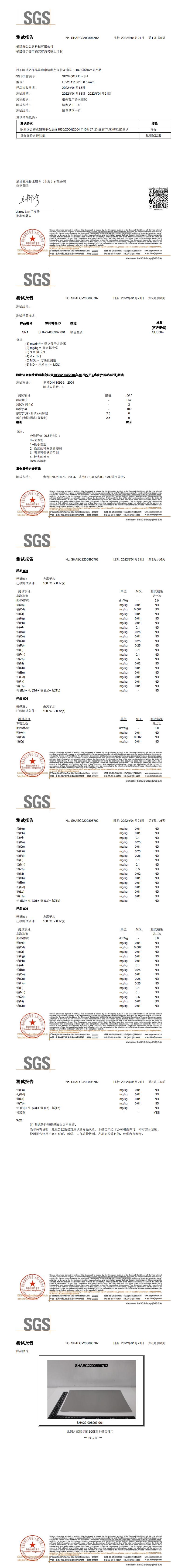 Stainless Steel Coffee Mug QC report