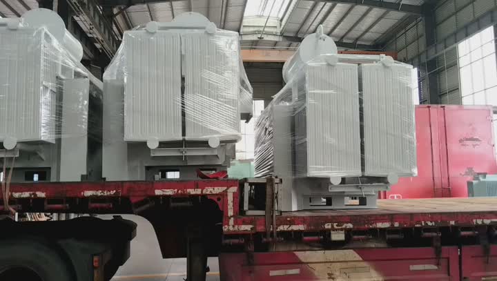 Oil immersed transformer delivery video