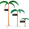 4.5ft Deluxe Tropical LED Rope Light Palm Tree - Outdoor Party Garden Decoration1