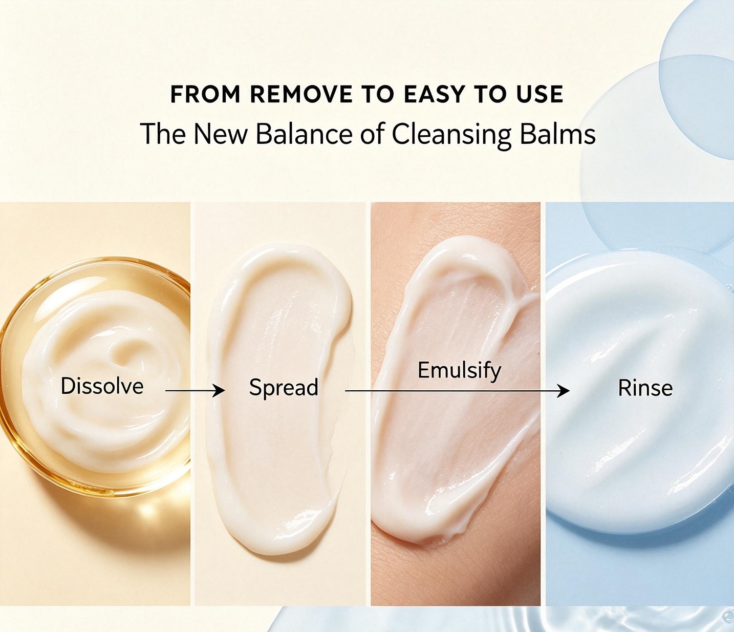 Makeup Remover Cream Formulation: Stability, Texture and Skin Feel