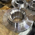 Large Size Hot Forging Steel Flange Forging Blank Heavy Industry Forged Parts for Engineering Machinery OEM Forging1