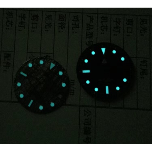 BGW9 PK BGW9 Pake Nyata di Dial Watch, Watch Hands dan Ceramic Watch Bezel Insert