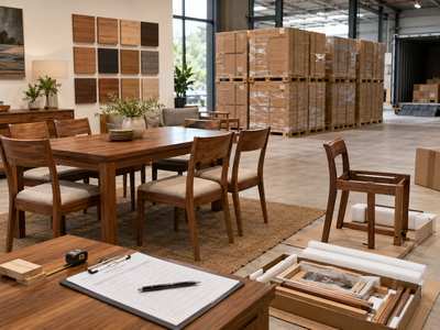 AIBIKE fortalece los programas de muebles de comedor listos para la exportación con opciones KD, ingeniería de embalaje y controles de calidad