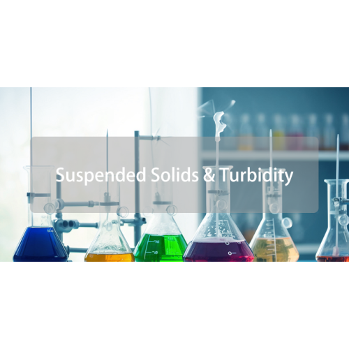 What is the difference between suspended solids and turbidity?