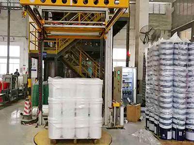 Automatic Pallet Top Sheet Wrapping Machine  Are pallet goods easily damaged by rain and moisture? Automatic top sheet wrapping machines are improving transportation protection
