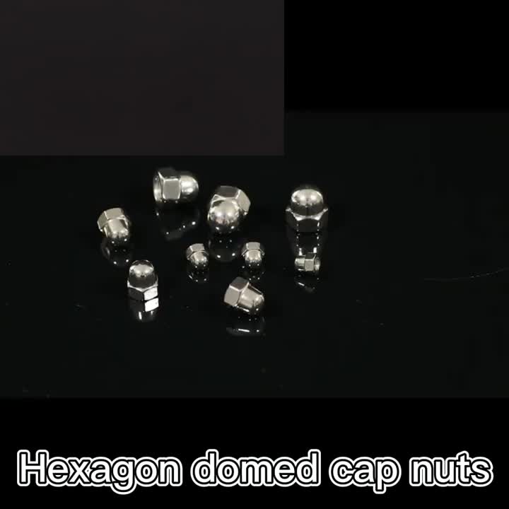 Hexagon domed cap nuts