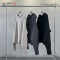 High Quality Custom Logo American Men's Wool Open-Finger Hoodie1