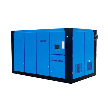 Two-stage screw compressor